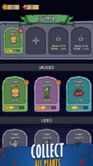 植物弹跳僵尸防御游戏(Plant Bounce: Zombie Defense)v1.00.003 最新版